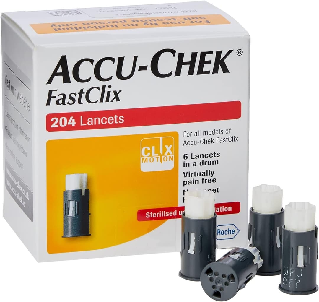 Accuchek Fastclix Lancents 204ct