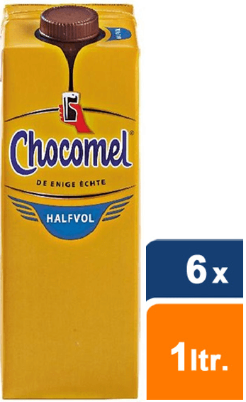 Chocomel halfvol 6 x 1L